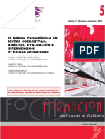 206 El Abuso Psicológico en Sectas Coercitivas. Análisis, Evaluación e Intervención 2 Ediciones Actualizada