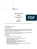 Employment Contrat - Focaccio and Kapaj PDF