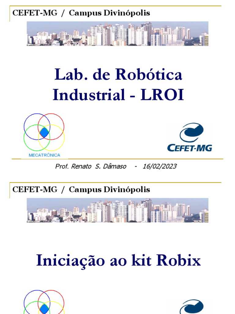 Iniciação ao Kit Robix no LROI | PDF