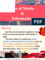 Use of Media & Information