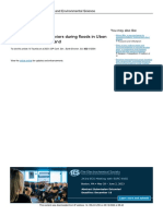 Analysis of Travel Behaviors During Floods in Ubon