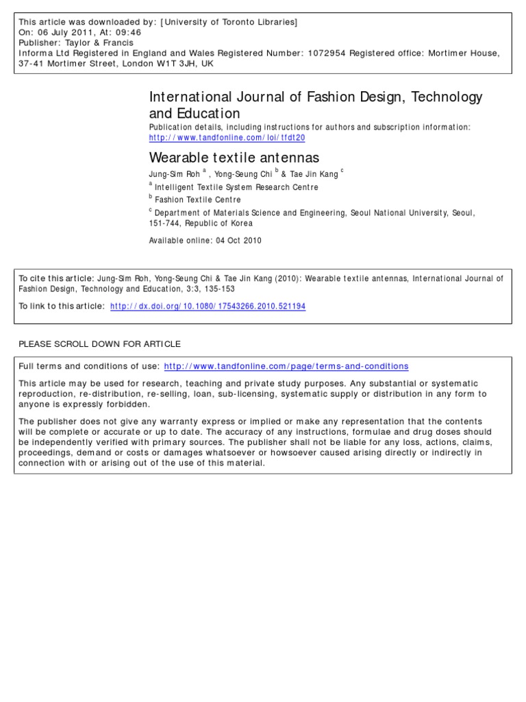 Multifrequency and multifunction wearable antenna essay 05 image
