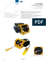 Argani Elettrici A Fune: Electric Wire Rope Winches