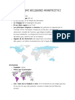 Tres Grans Religions Monoteistes