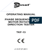 Test Motor Phase & Rotation Direction