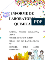 Informe de Laboratorio Quimica