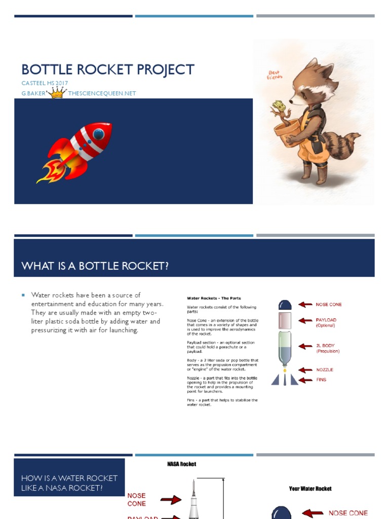 Bottle Rocket Project Parameters PDF | PDF | Home & Garden | Science ...