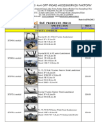 Telawei Snorkel & 4x4 Products Promotion Price List - 02 PDF