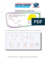 Elementos de Un Ángulo para Segundo de Primaria