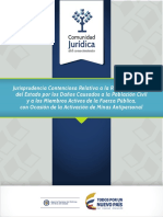 Cartilla CJC Jurisprudencia Contensiosa Relativa A Responsabilidad de Daños Causados A La Población Civil