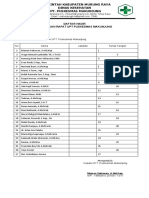 Contoh Daftar Hadir