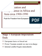 Decolonization and Independence in Africa and Asia Circa 1900-1990