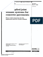 BS 5212-2-1990 Cold Applied Joint Sealant Systems For Concrete Pavements Part 2 Code of Practice For The Application and