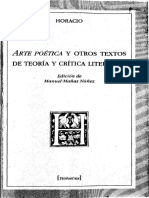 Rte Poética: de Teoría Y Crítica Literarias