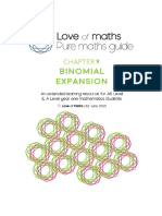 Binomial Expansion Chapter - Pure Maths Guide From Love of Maths