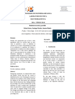 Informe de Circuito en Paralelo y en Serie