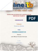 Comunicacion #33tecnologia Superior en Planificacion de Gestion de Transito