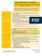 Orientacoes para Avaliacoes PDF