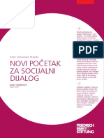 Novi Početak Za Socijalni Dijalog: R Ad I Socijalna PR Avda