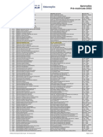 Resultado Prematricula 2022 Sao Goncalo