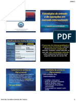 Cap 4 - Estratégias de Entrada e de Operações em Mercado - Parte 2 - COMEX FACICA PDF