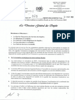 Note de Service Orientation Des Interventions 2023