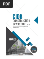 Cidb Construction Law Rprot 2019