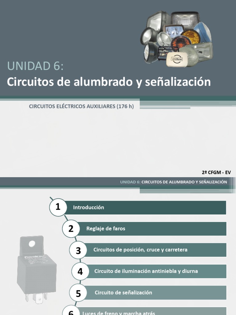 Unidad 6 - CEA PDF | PDF | Relé | Industria automotriz