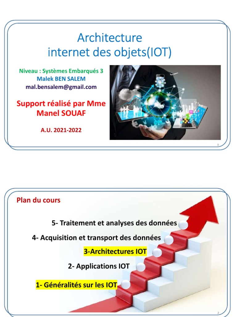 Architecture de l'Internet des Objets | PDF | Internet des objets ...