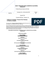 Reglamento de Movilidad y Transporte para El Municipio de Salvatierra Guanajuato