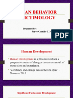 Human Behavior Victimology JC Manito