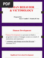 Human Behavior Victimology JC Manito