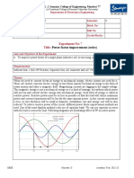 Power factor improvement (series