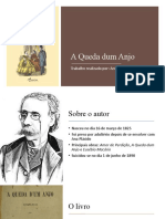 A Queda Dum Anjo: Trabalho Realizado Por: António Lucas, 11ºA, Nº1