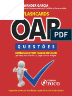 Flashcards Oab Questoes Comentadas para Passar No Exame Da Oab 1