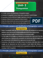 Mine Surveying II (3362201) Triangulation Techniques