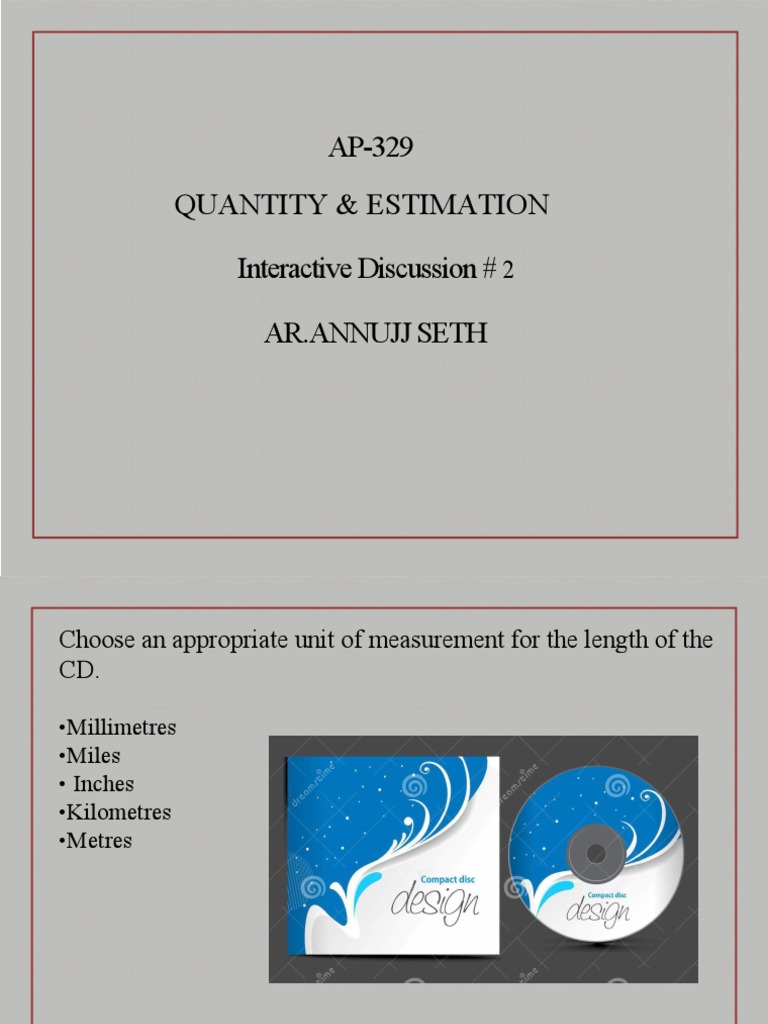 2 Measure Units PDF Concrete Measurement