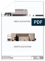 West Elevation: Elevations