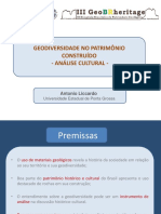 Patrimonio Construído - III SBPG - Lençois PDF