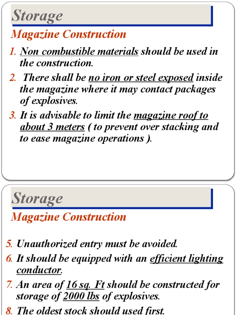 Safety in Handling Explosives PDF Vehicles Transport