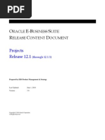 Projects Release Content Document R12.1.3