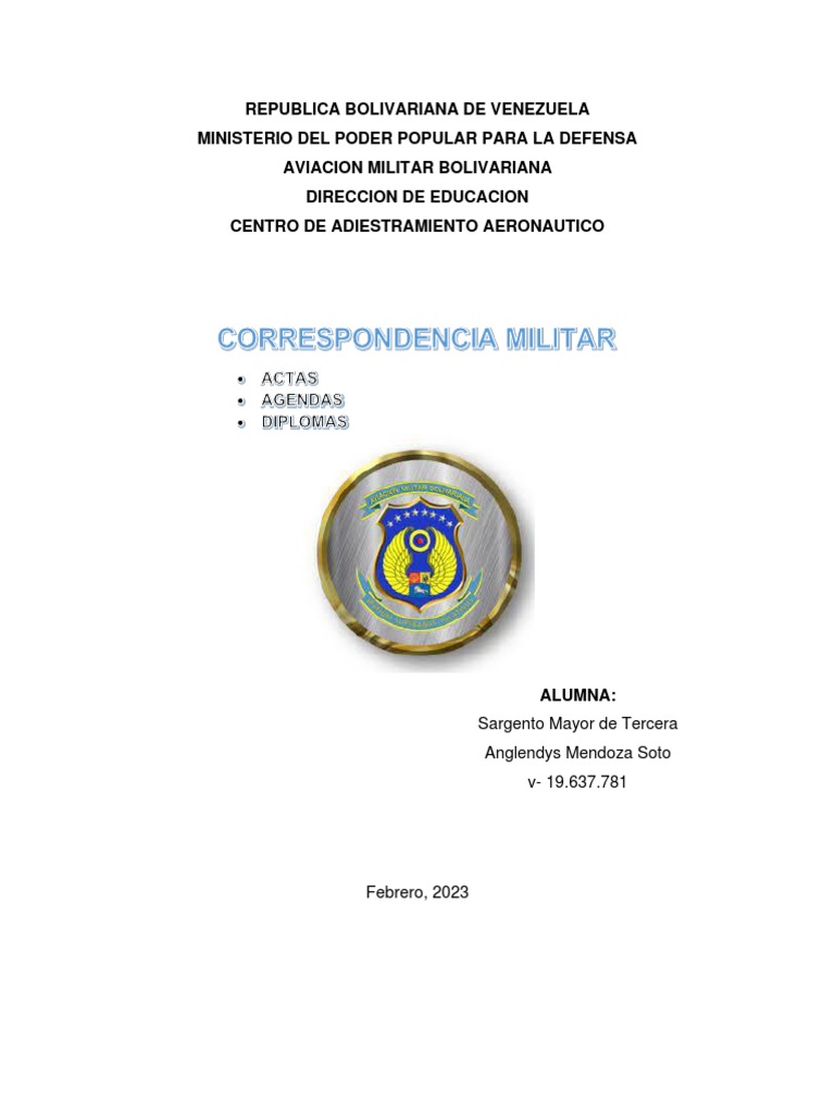 Correspondencia Militar 3 Pdf