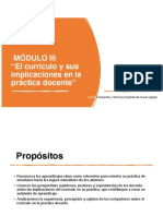 El currículo y su implicación en la práctica docente