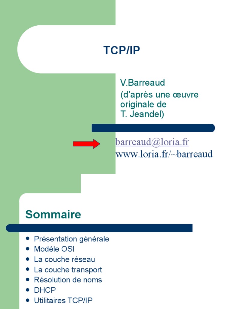 Introduction au protocole TCP/IP | PDF | Suite des protocoles Internet ...