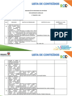 LISTA CONTEUDOS PROJETODEVIDA 1SERIE - Docx-1 PDF