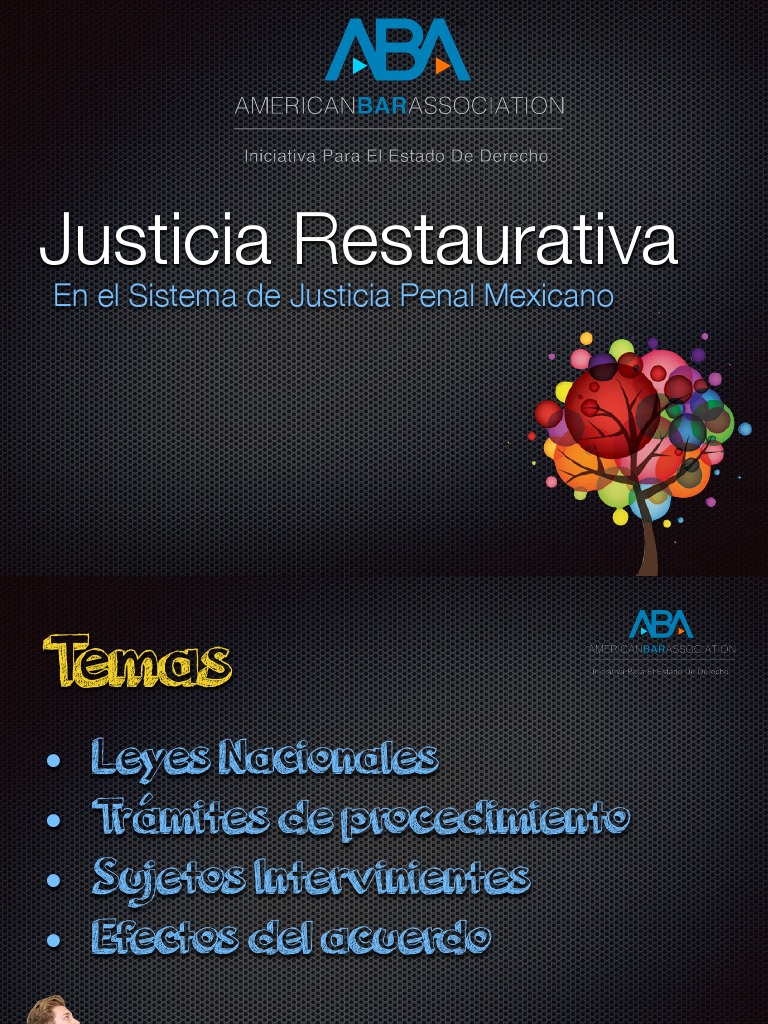 3 - Justicia Restaurativa en El Sistema de Justicia Penal | PDF ...