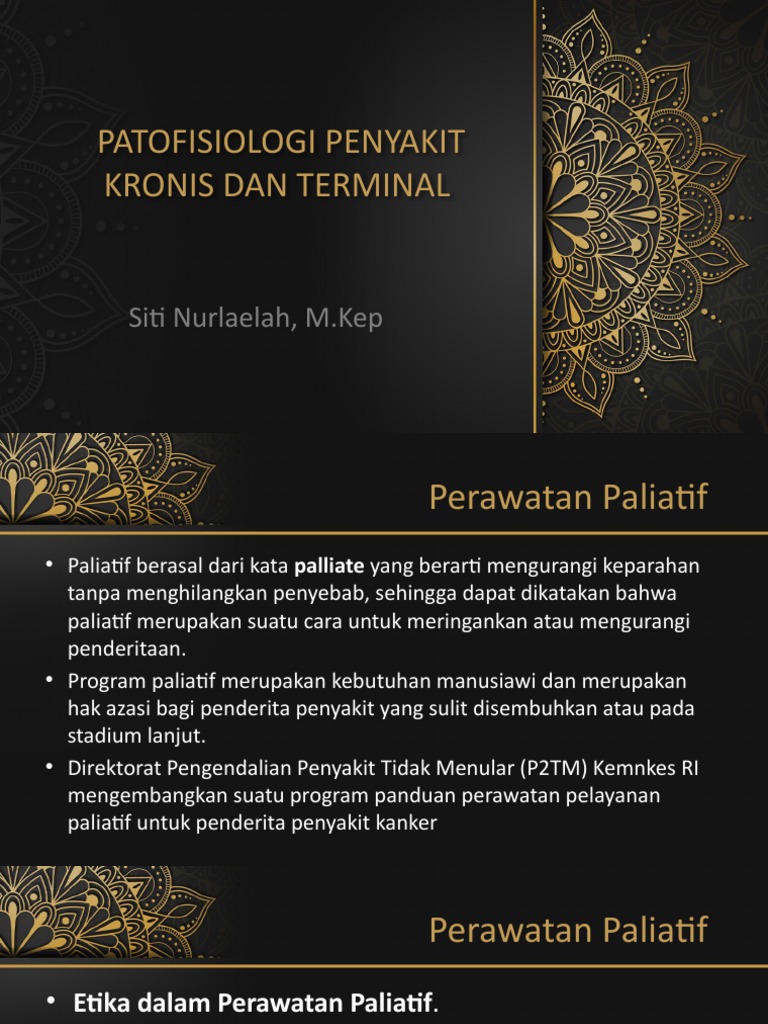 Patofisiologi Penyakit Kronis dan Terminal | PDF
