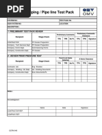 Piping Reinstatement: Inspection Test Report Form No | PDF ...