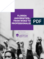 Florida Universities: From Woke To Professionalism by Dr. Scott Yenor