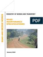 Road Maintenance Specifications